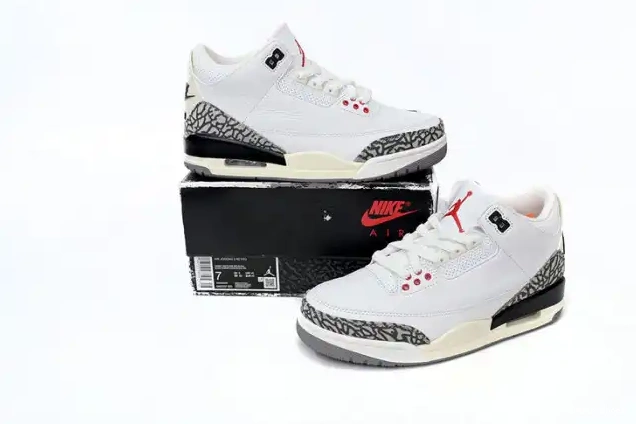 Bmlin Shoes Cement Jordan White Retro DN3707-100 Reimagined 3 0521